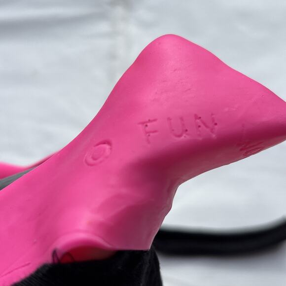 Scream Ghostface Pink Fluorescent Fun World Div Scary Rare Mask Cloth vintage - Picture 3 of 11